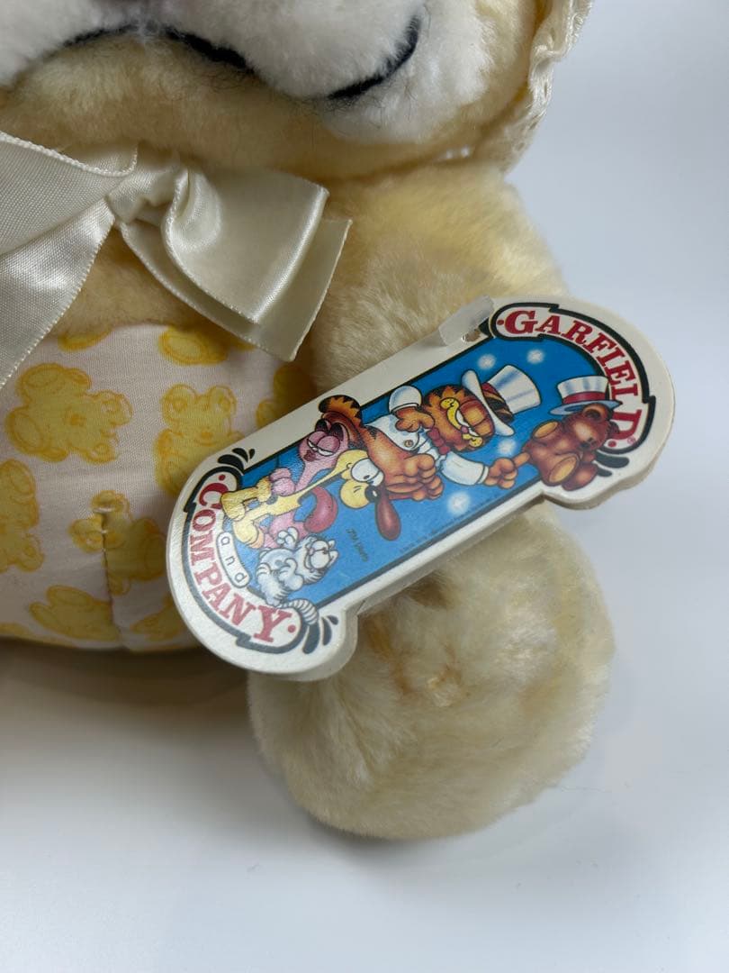 ガーフィールド　黄色　ぬいぐるみ　タグ付き　DAKIN製　ベビー　激レア