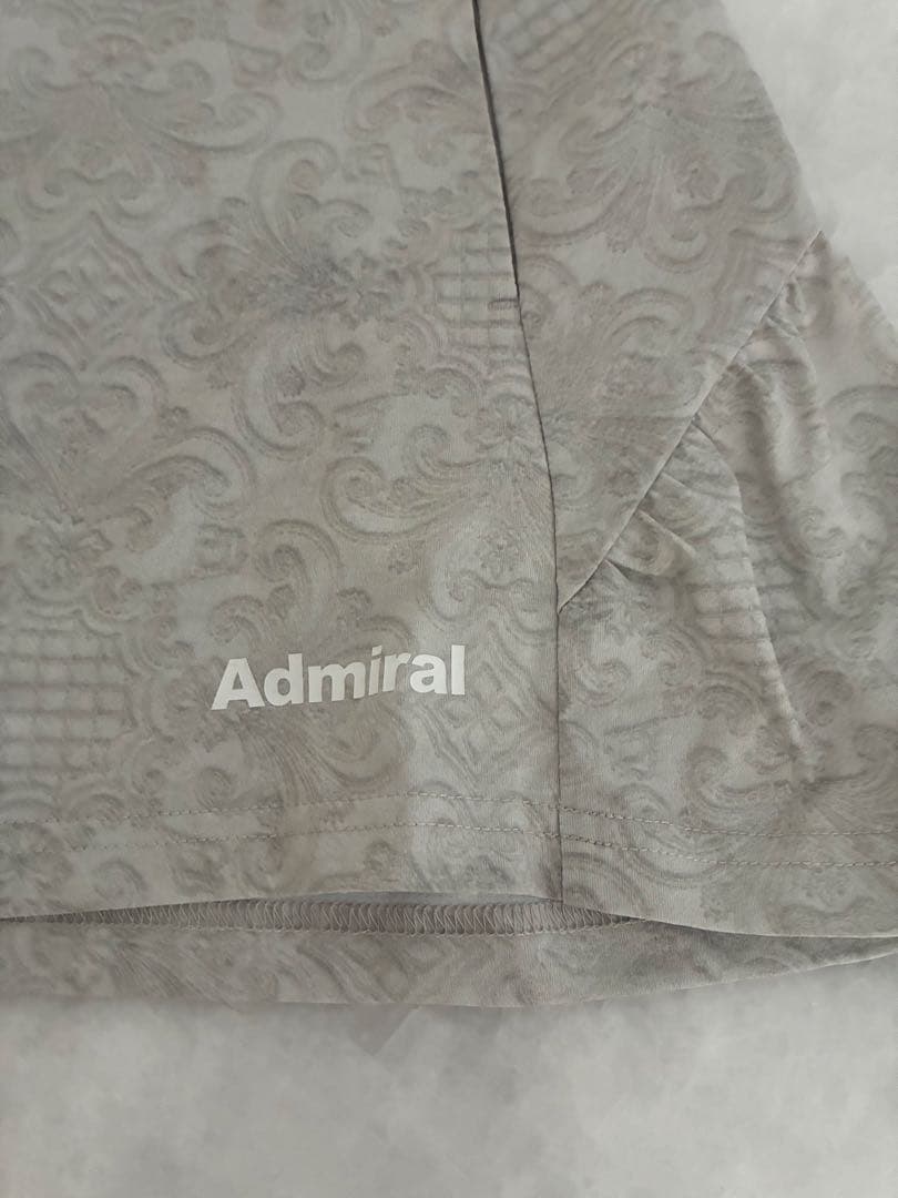 Admiral グレー模様入りTシャツ Mとスコート　上下セット
