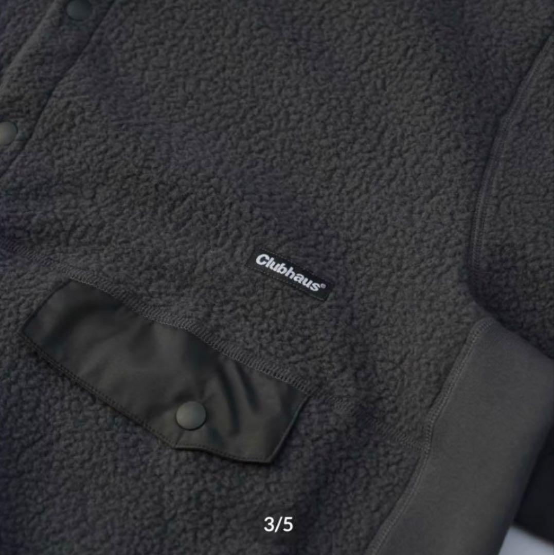 メンズウェア CLUBHAUS Fleece 1/4 Pullover Gray/Black