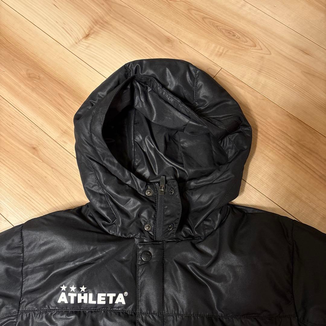 ATHLETA アスレタ　ベンチコート　140 黒　ブラック