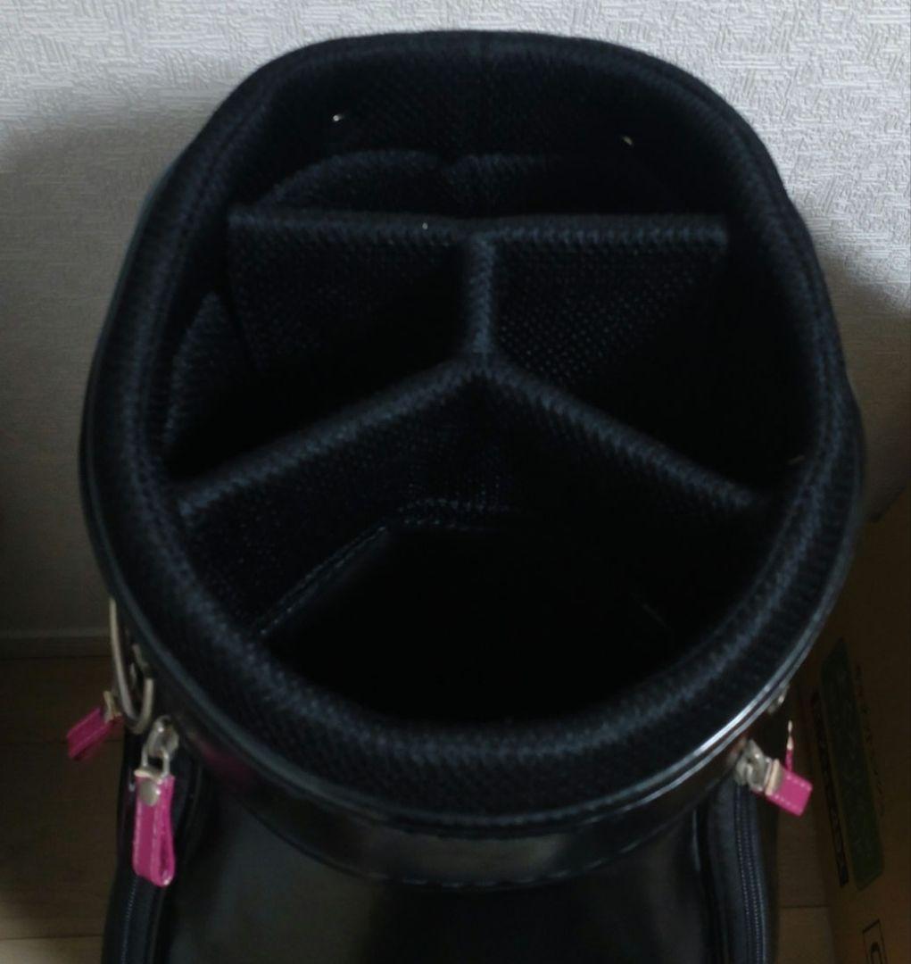 KISSMARK キャディバッグ ブラック ピンク