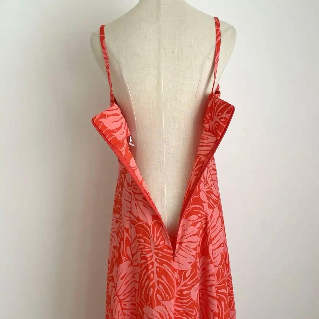 CC Fashions Hawaii製　ハワイアンドレス　サイズ7-8 オレンジ