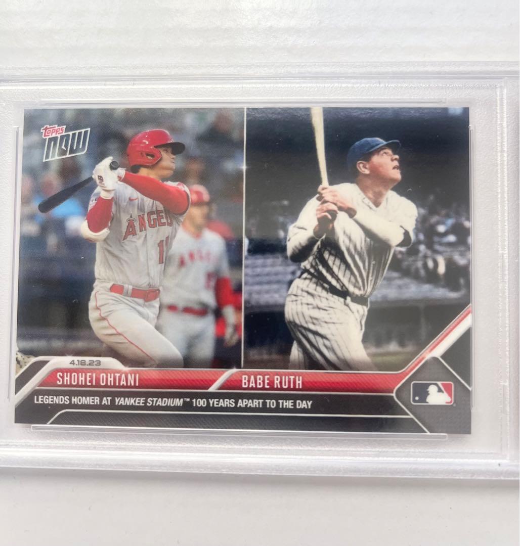 大谷翔平 PSA10 鑑定済 ベイブルース コラボカード #143 topps