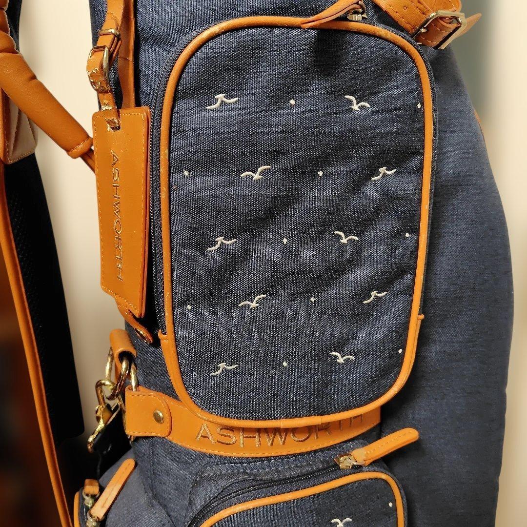 『美品』ashworth アシュワース キャディバッグ 軽量