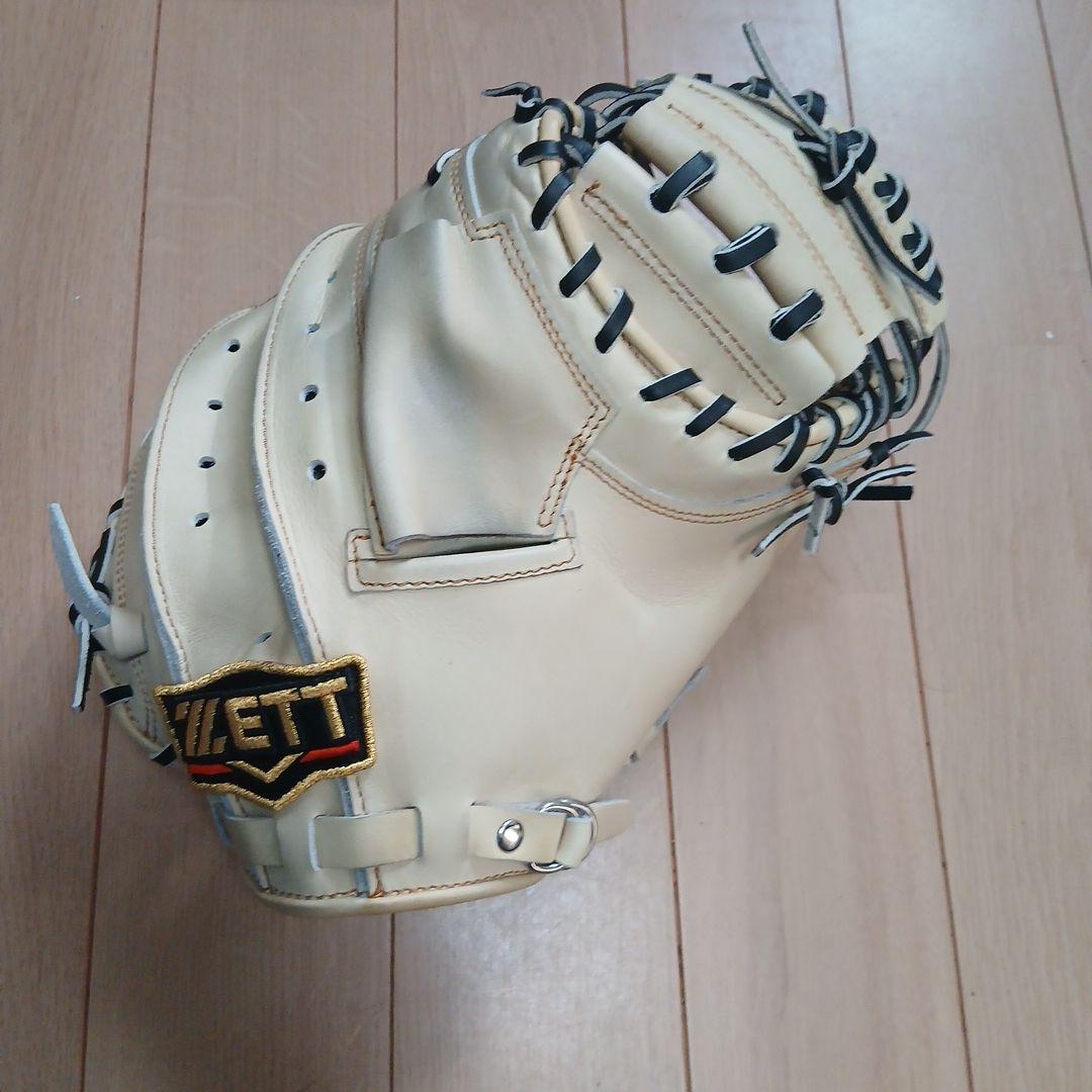 ZETT プロステイタス　軟式キャッチャーミット　キャメル　グラブ袋付き