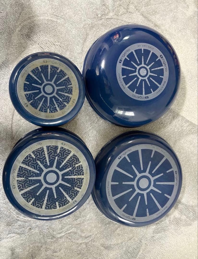 T-fal インジニオ・ネオ ロイヤルブルー 9点セット 取っ手付き