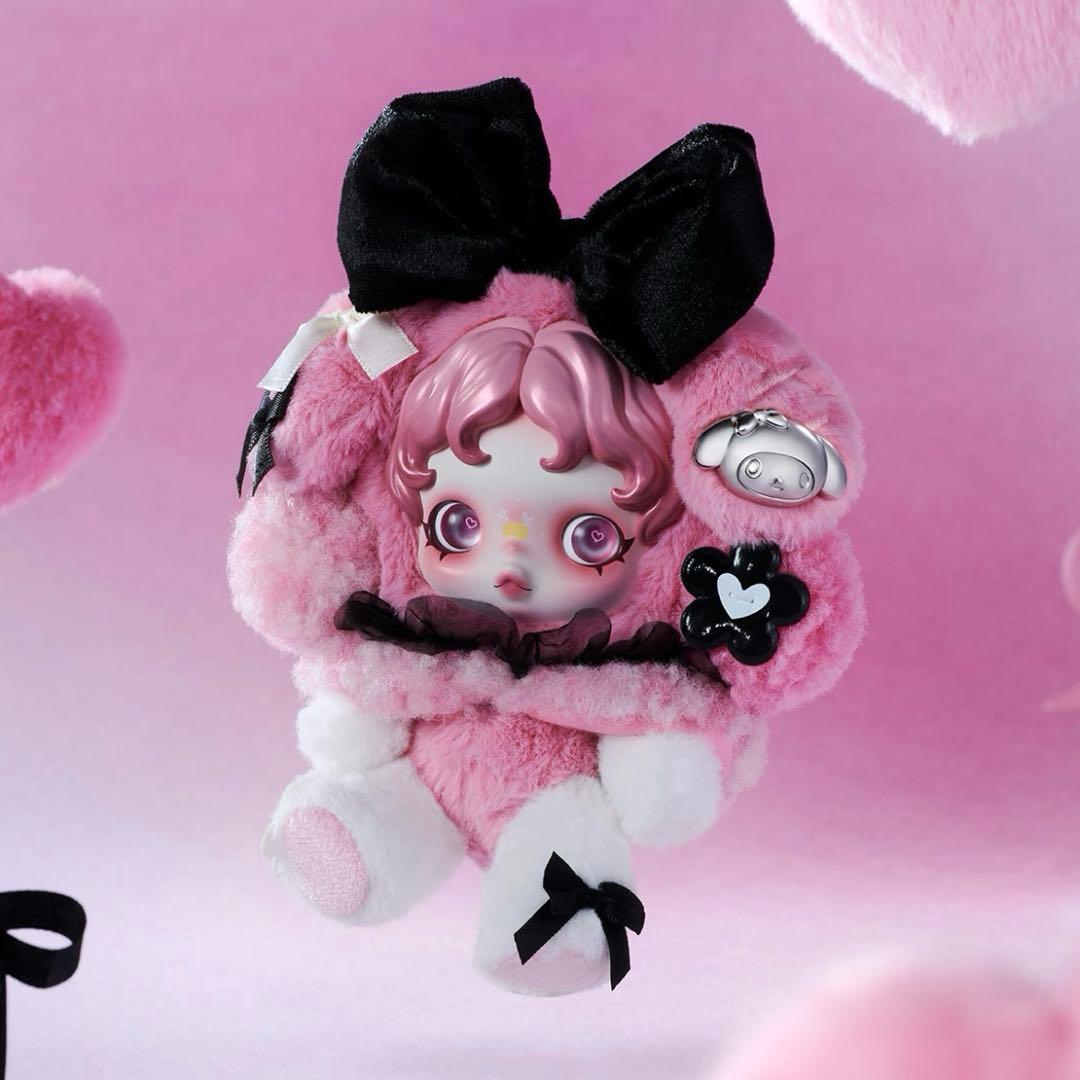 い*ク様 POPMART スカルパンダ マイメロディ コラボ ぬいぐるみ ペンダ