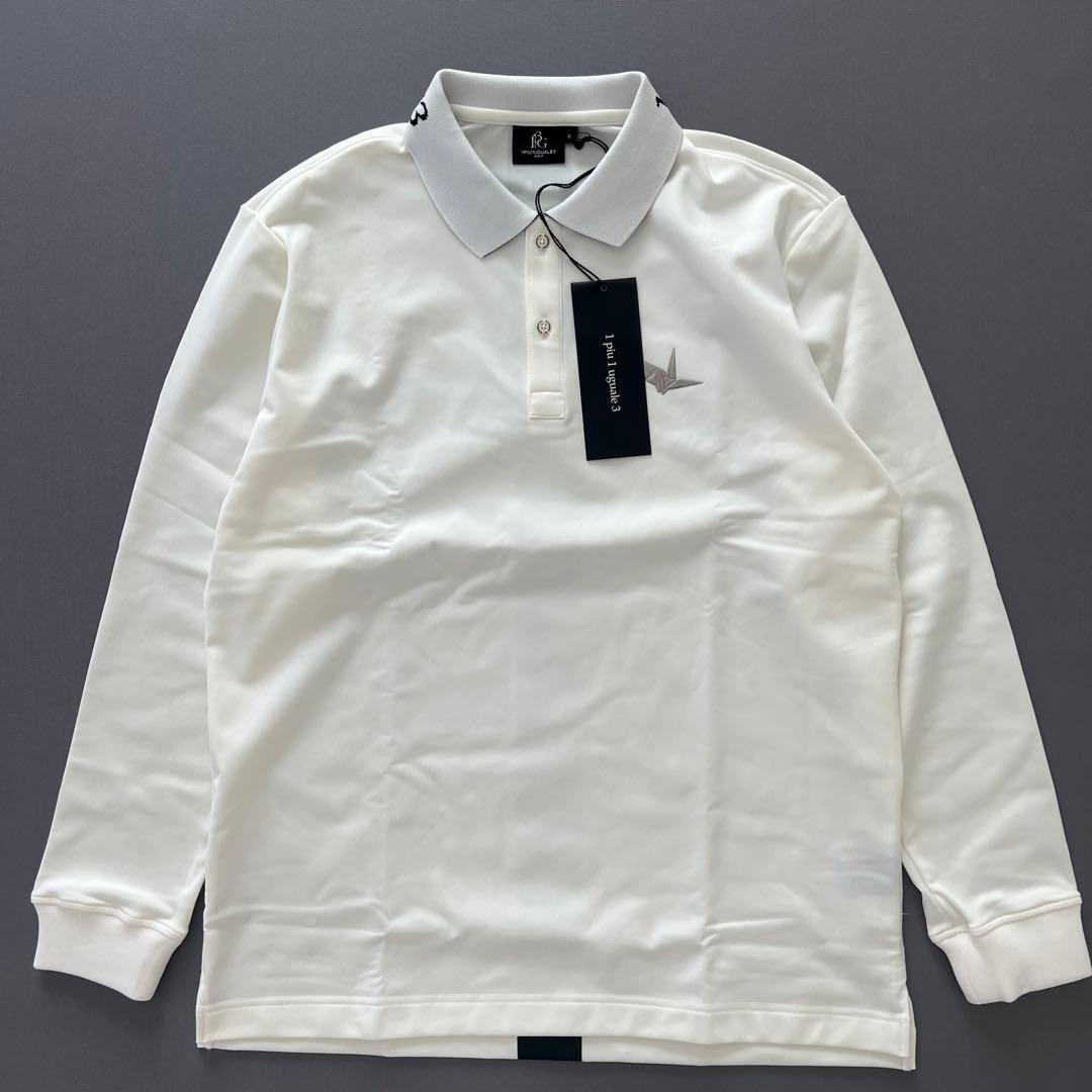 【新品】1piu1uguale3 GOLF ポロシャツ　長袖　メンズ　ゴルフ　L