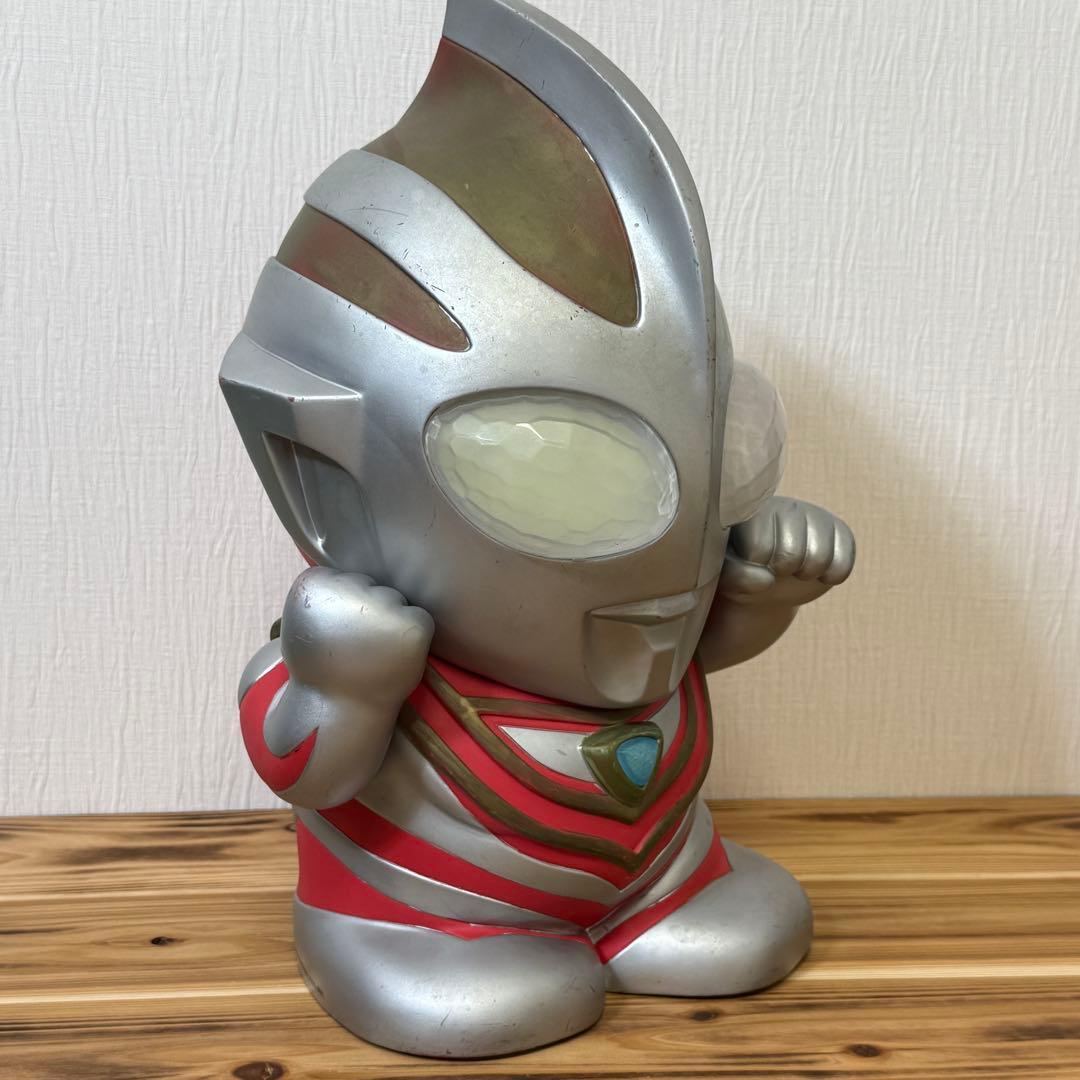 【動作確認済み】ウルトラマン貯金箱　ガイア　　喋る　巨大貯金箱　高さ約35cm