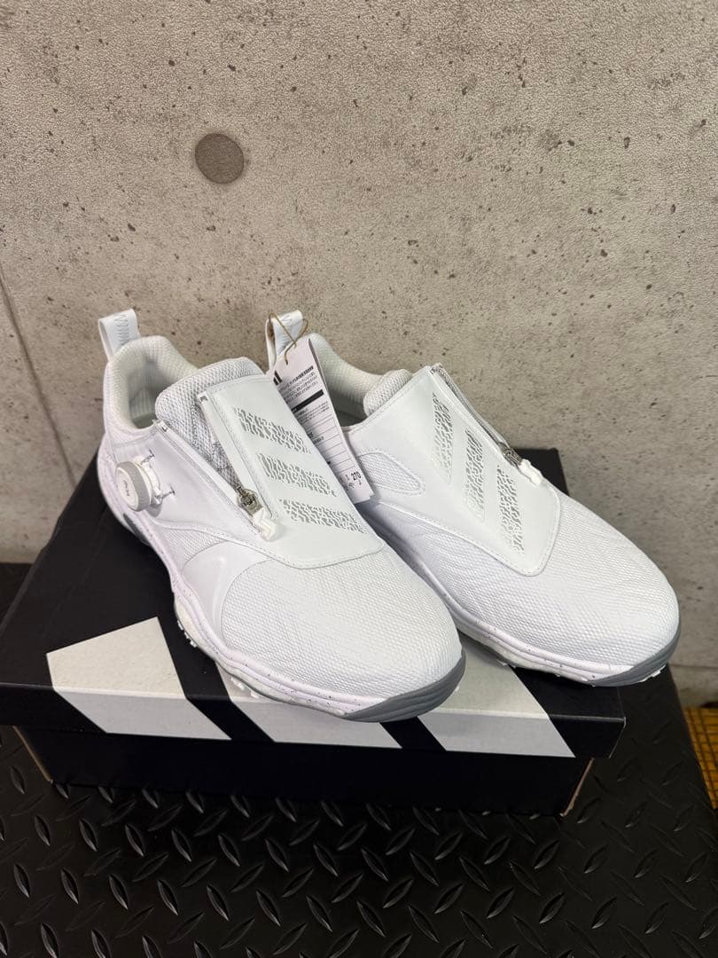 adidas BOOST ゴルフシューズ ホワイト