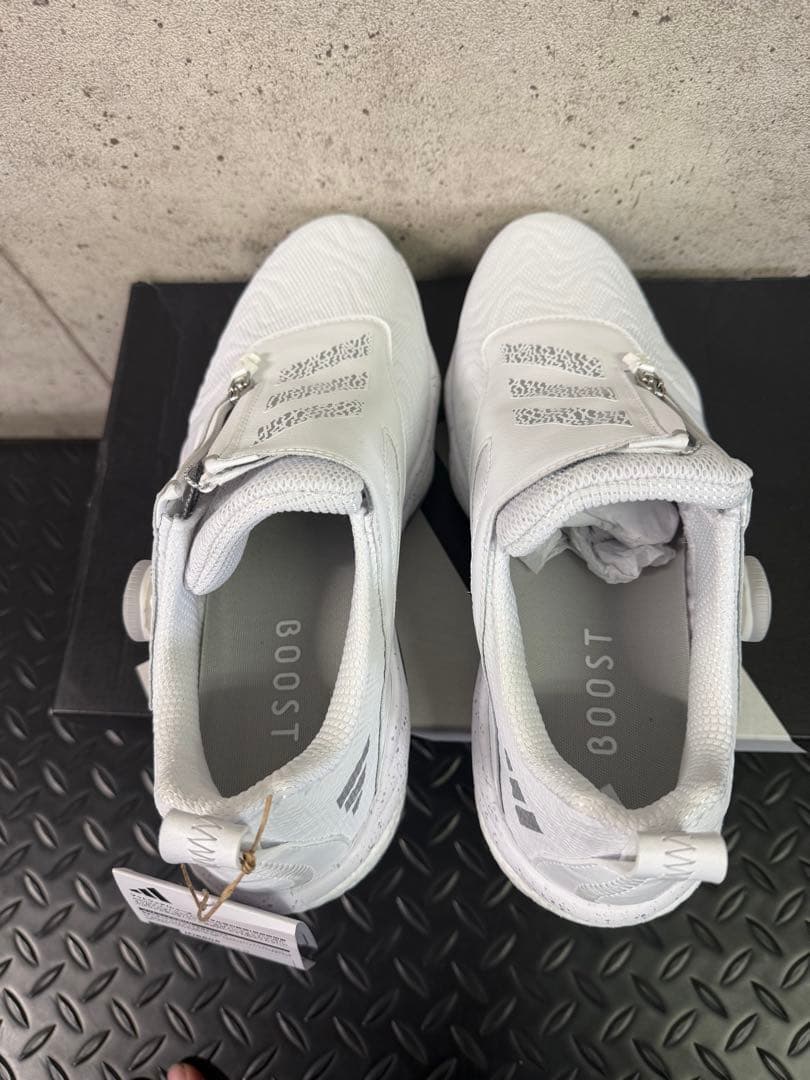 adidas BOOST ゴルフシューズ ホワイト