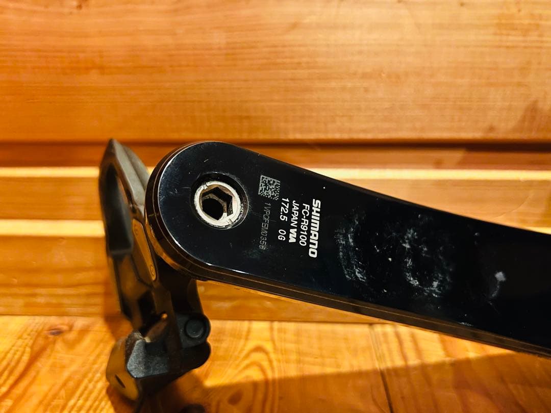 SHIMANO DURA-ACE クランクセット ブラック 172.5mm