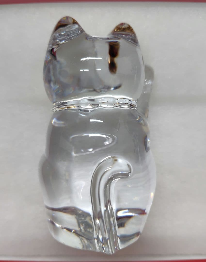 Baccarat 招き猫 置物