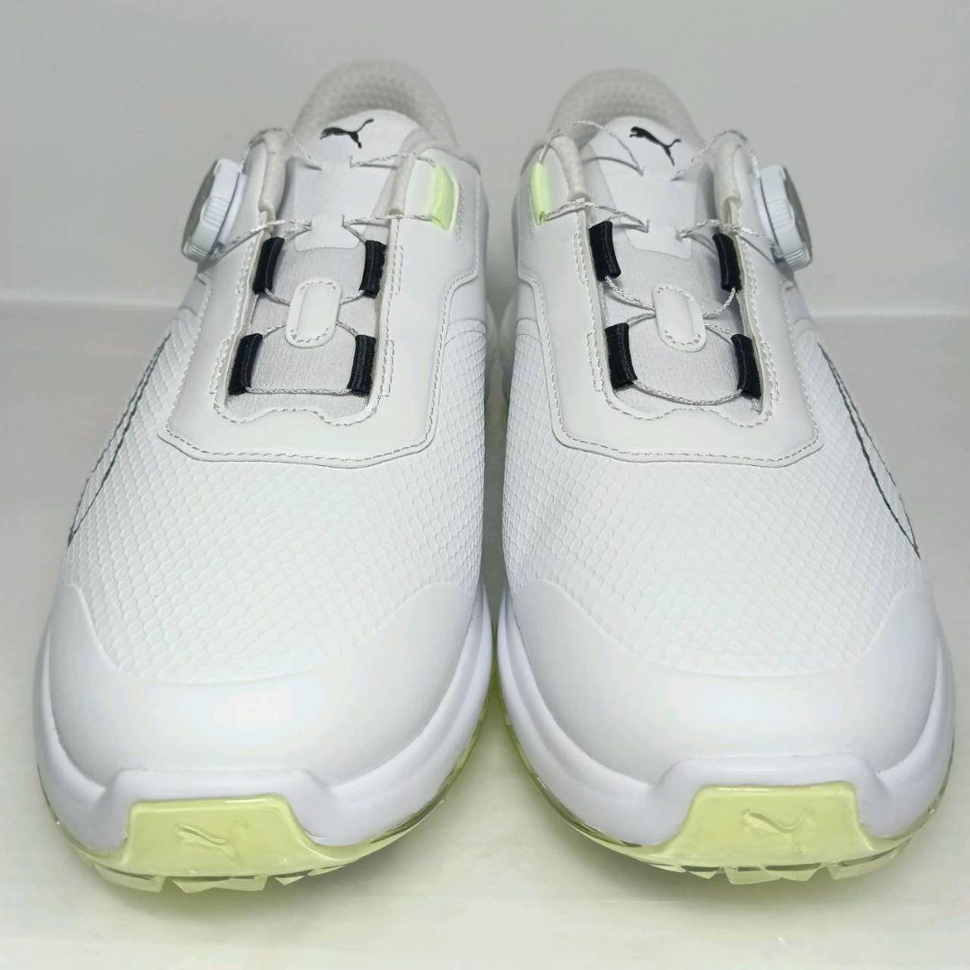 PUMA プーマ ゴルフシューズ パワーアセンド ニトロ ディスク 未使用 白