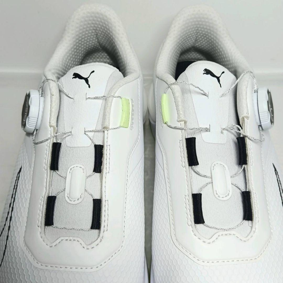 PUMA プーマ ゴルフシューズ パワーアセンド ニトロ ディスク 未使用 白
