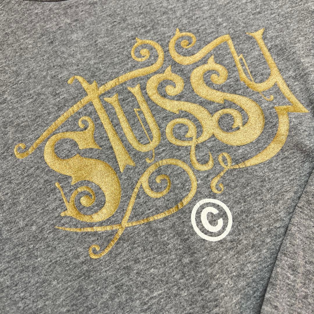 00s★OLD STUSSY ロングスリーブシャツ M★