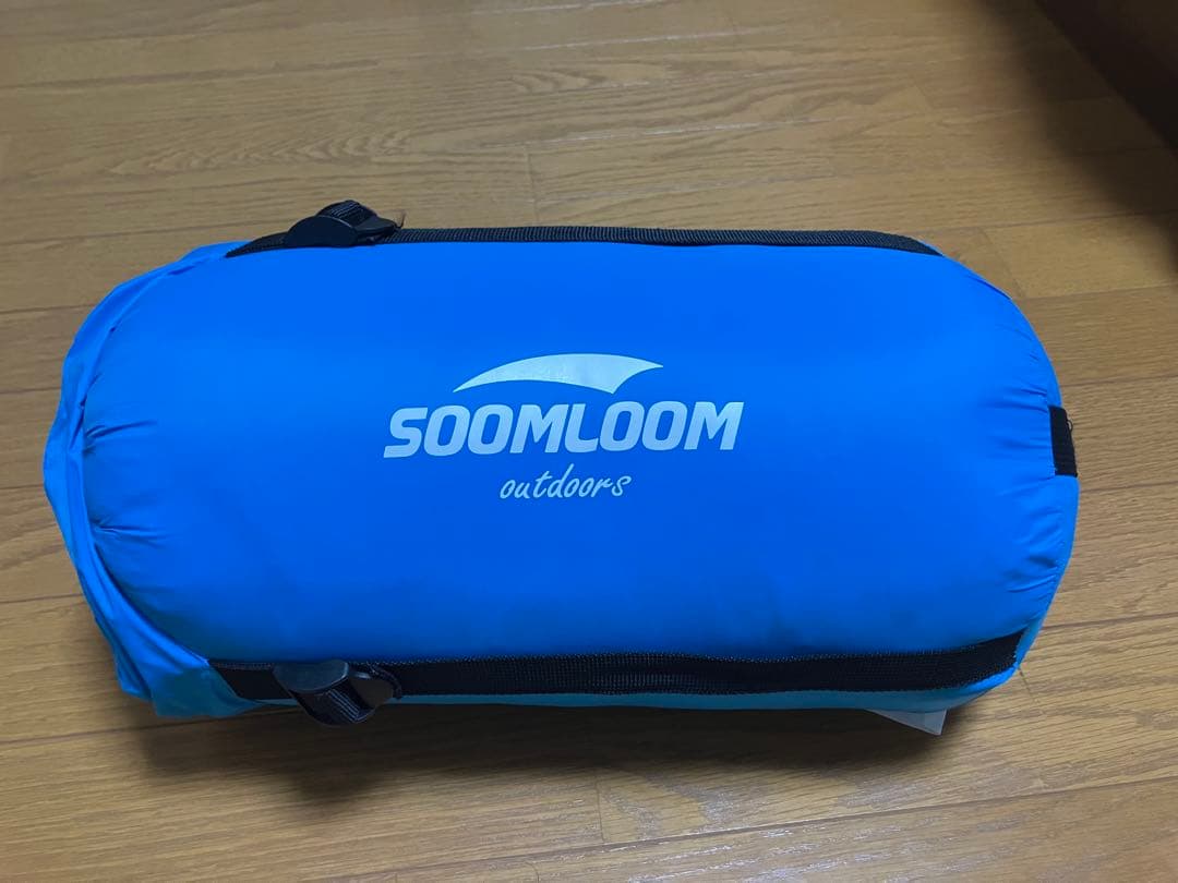 SOOMLOOM 青色 ダウン　シュラフ