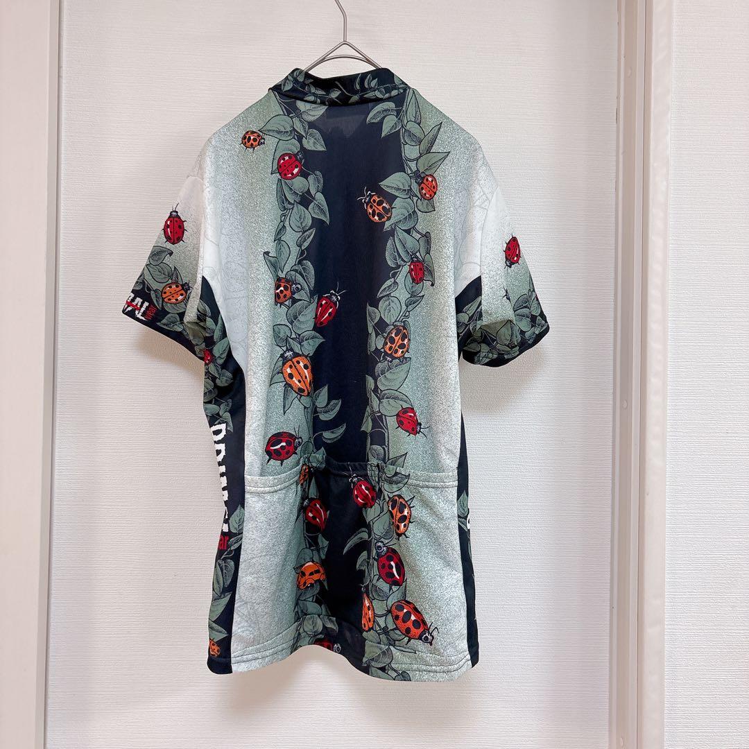 【希少】Primal Wear サイクルジャージ てんとう虫 総柄 ヴィンテージ