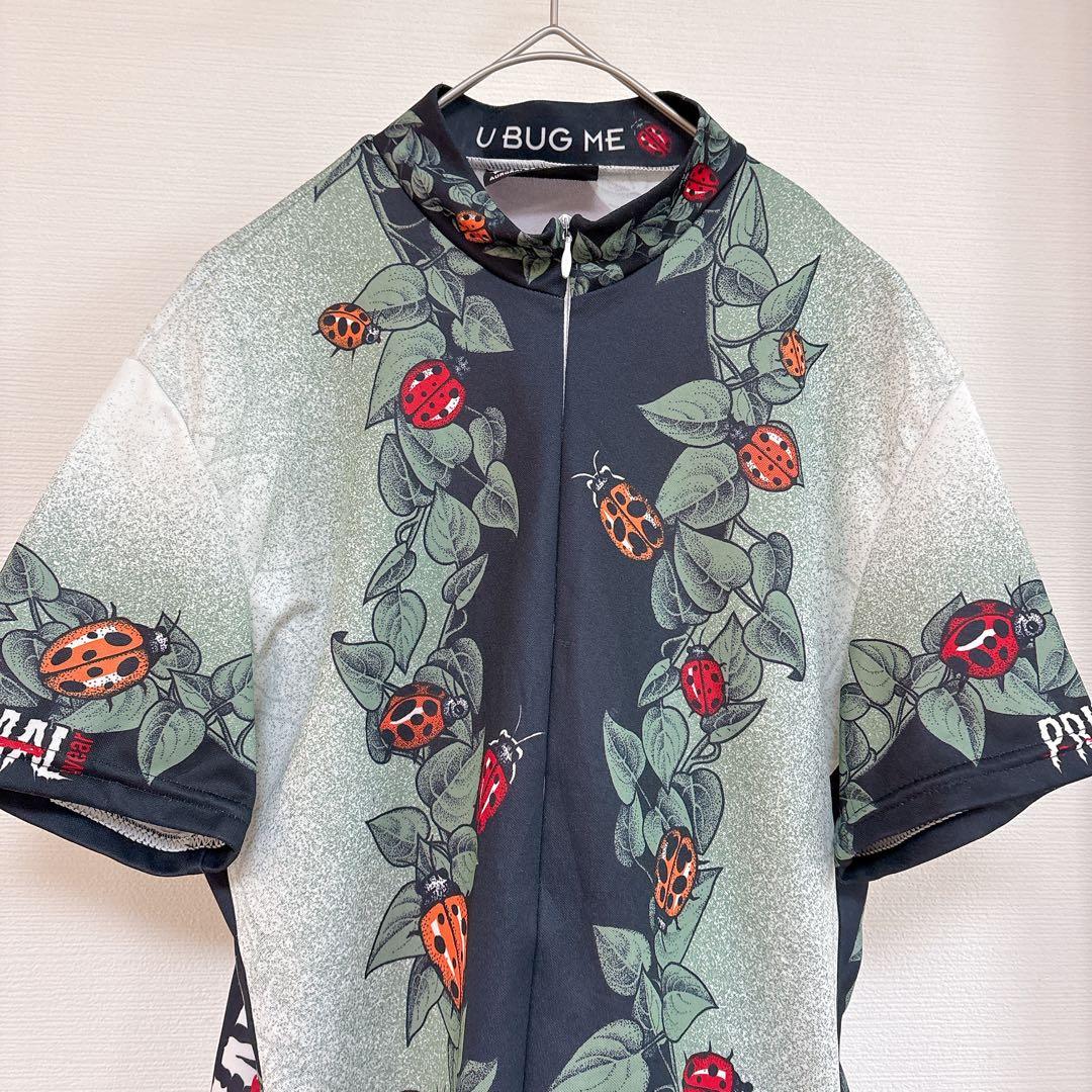 【希少】Primal Wear サイクルジャージ てんとう虫 総柄 ヴィンテージ