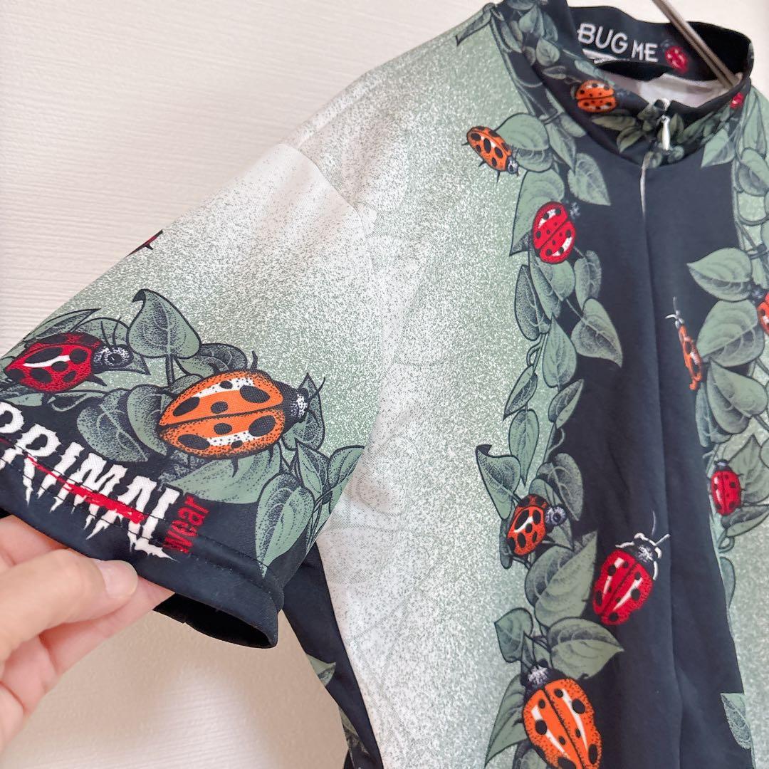 【希少】Primal Wear サイクルジャージ てんとう虫 総柄 ヴィンテージ