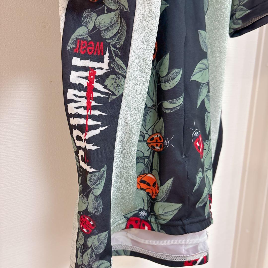 【希少】Primal Wear サイクルジャージ てんとう虫 総柄 ヴィンテージ