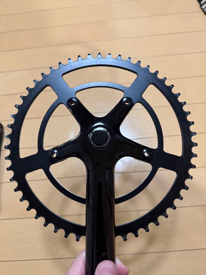 DIXNA LA CRANK 165mm ブラック クランクセット