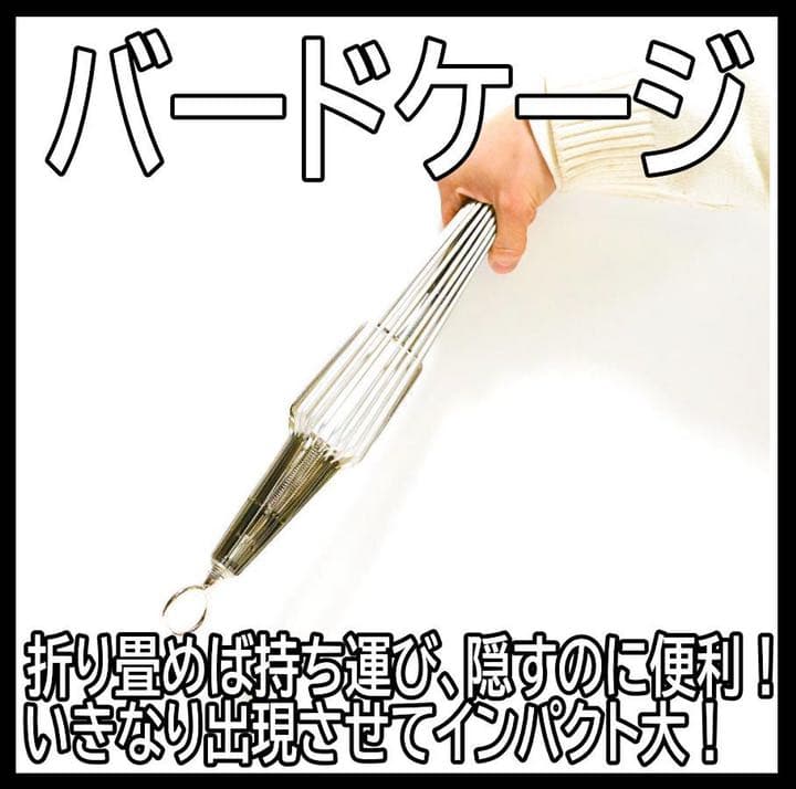 手品 マジック 鳥かごの出現 バードケージ シルバー 銀　大　アピアリングバード