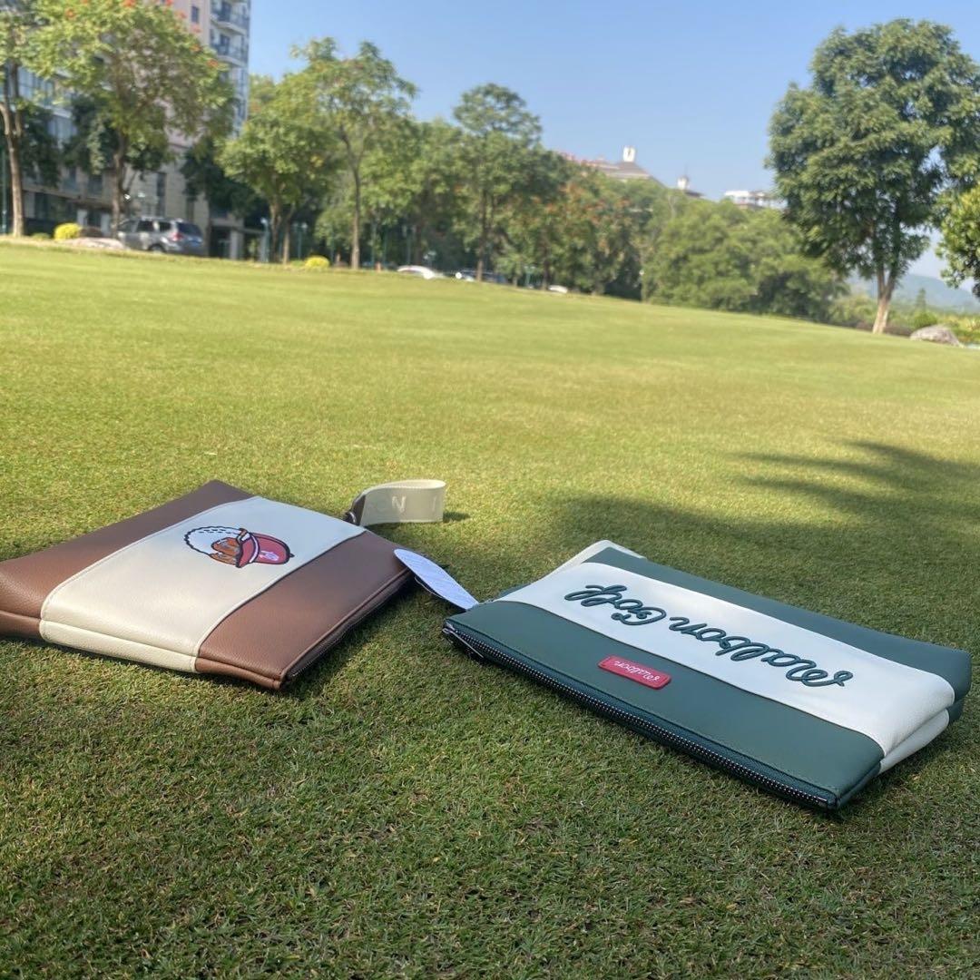 Malbon Golf ストライプバッグ グリーン
