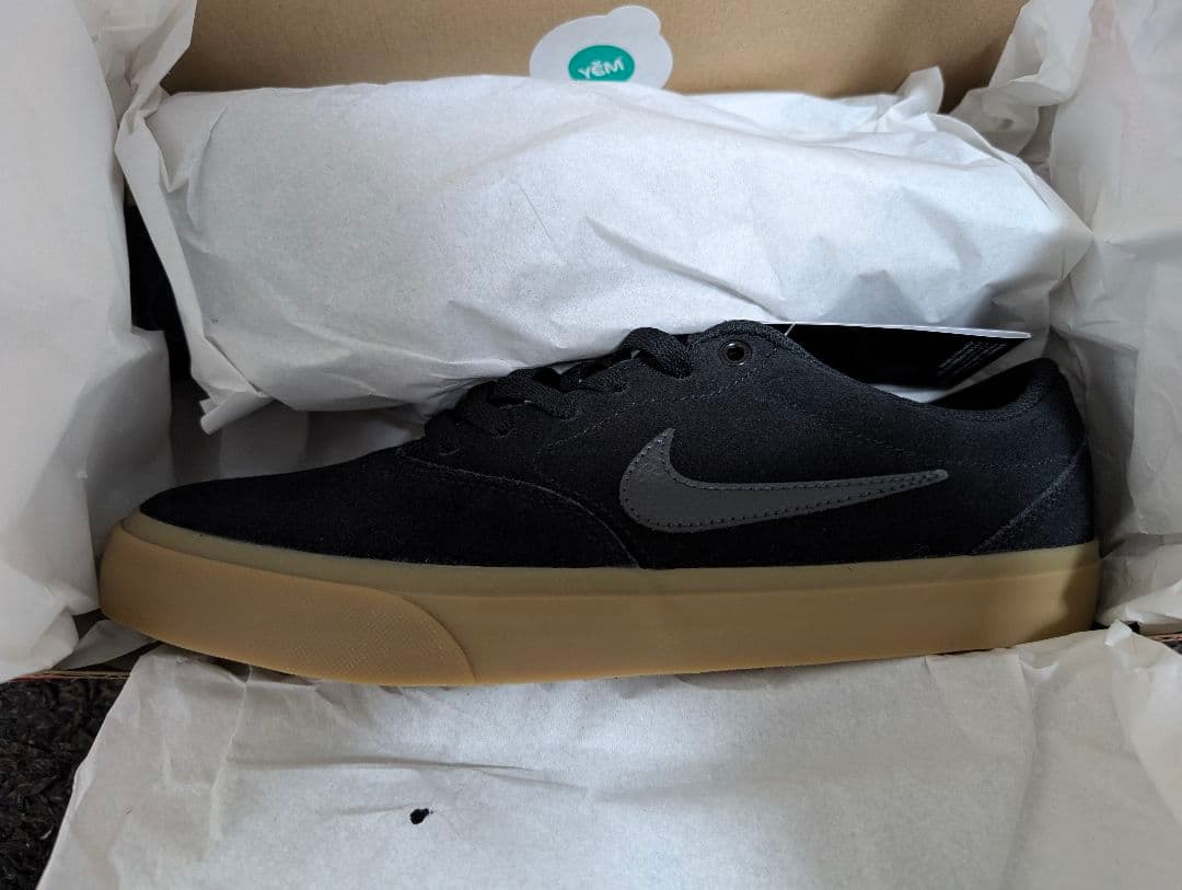 スケートボード NIKE CHARGE SUEDE 003BLK/ANTHRA 28.0cm