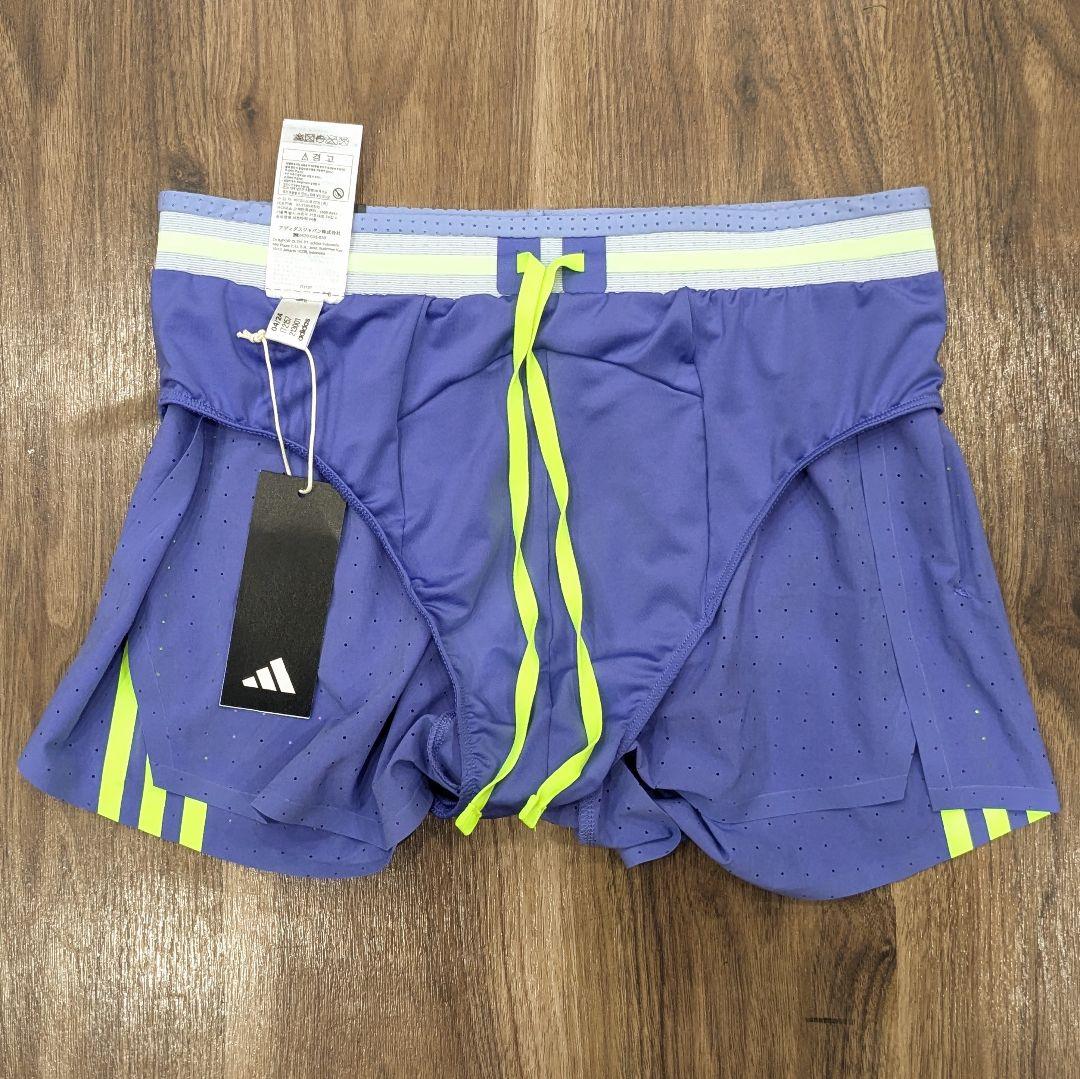 ■adidas ADIZERO Pro Elite Promo ショーツ 紫XL