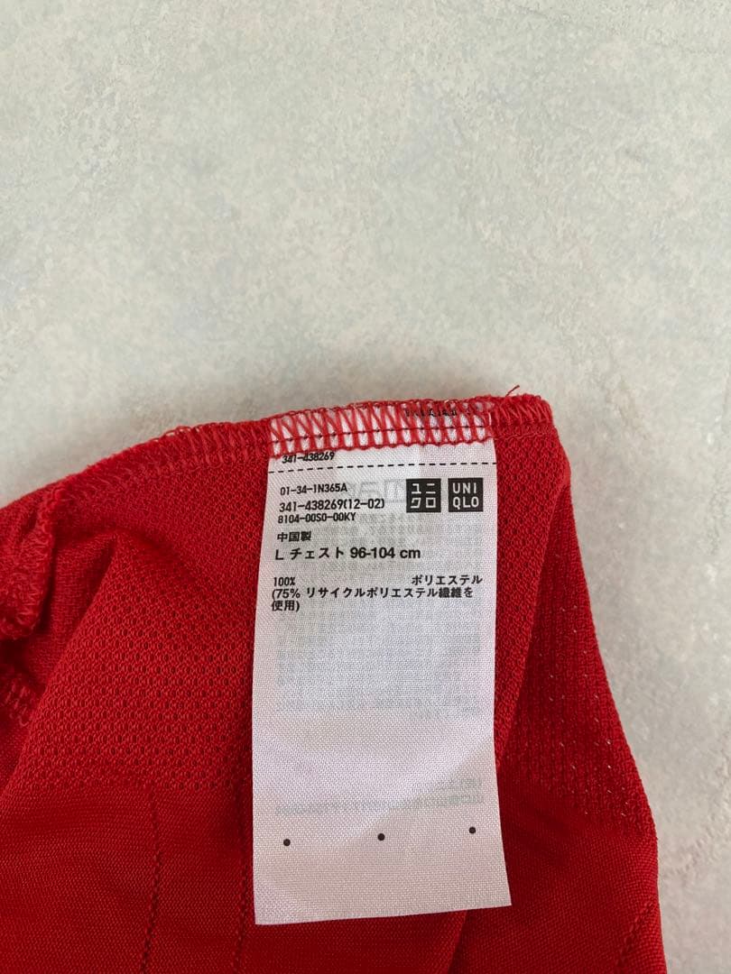 美品 UNIQLO ロジャー・フェデラーモデル ポロシャツ サイズL ユニクロ