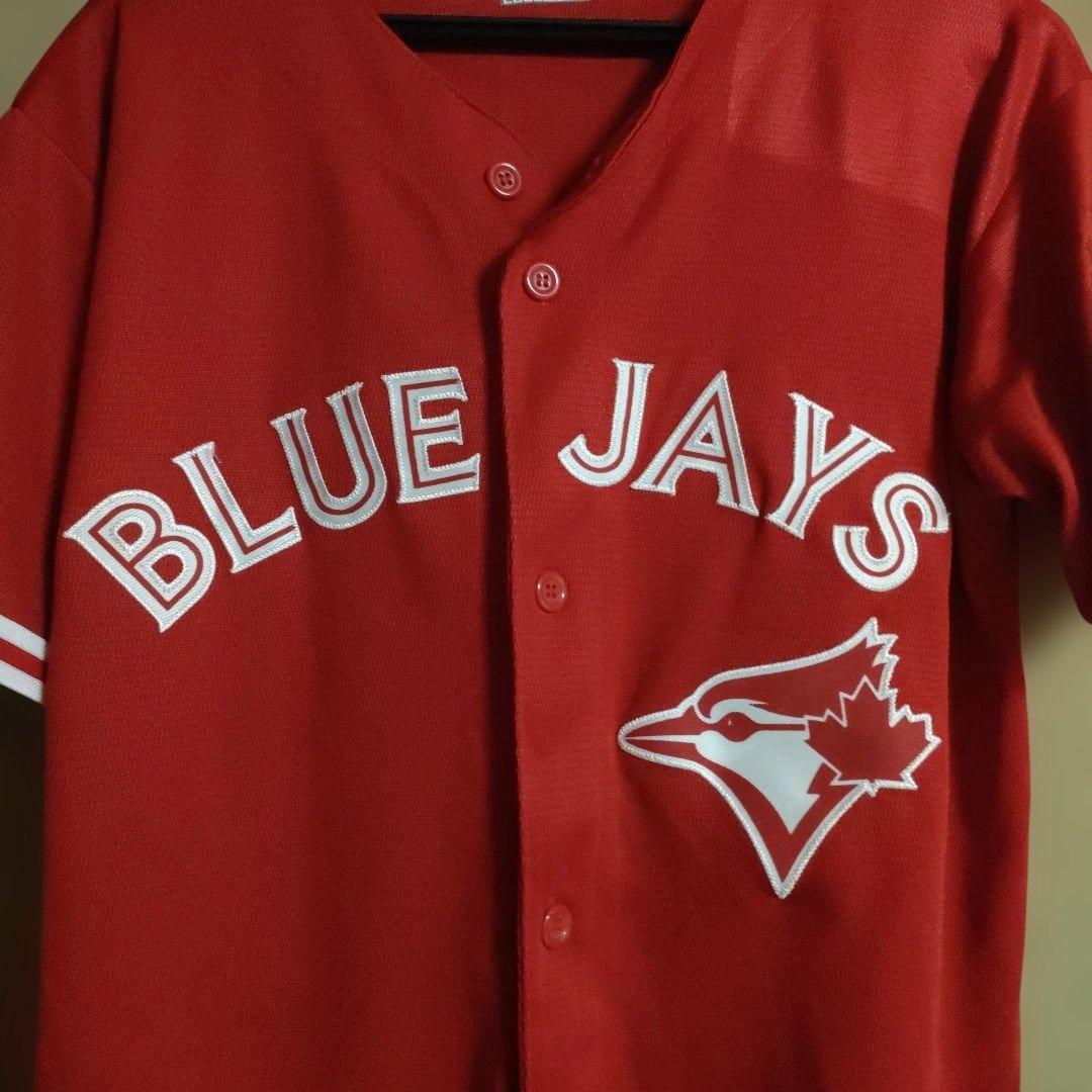 ブルージェイズBLUE JAYS ユニフォーム レッド(150)