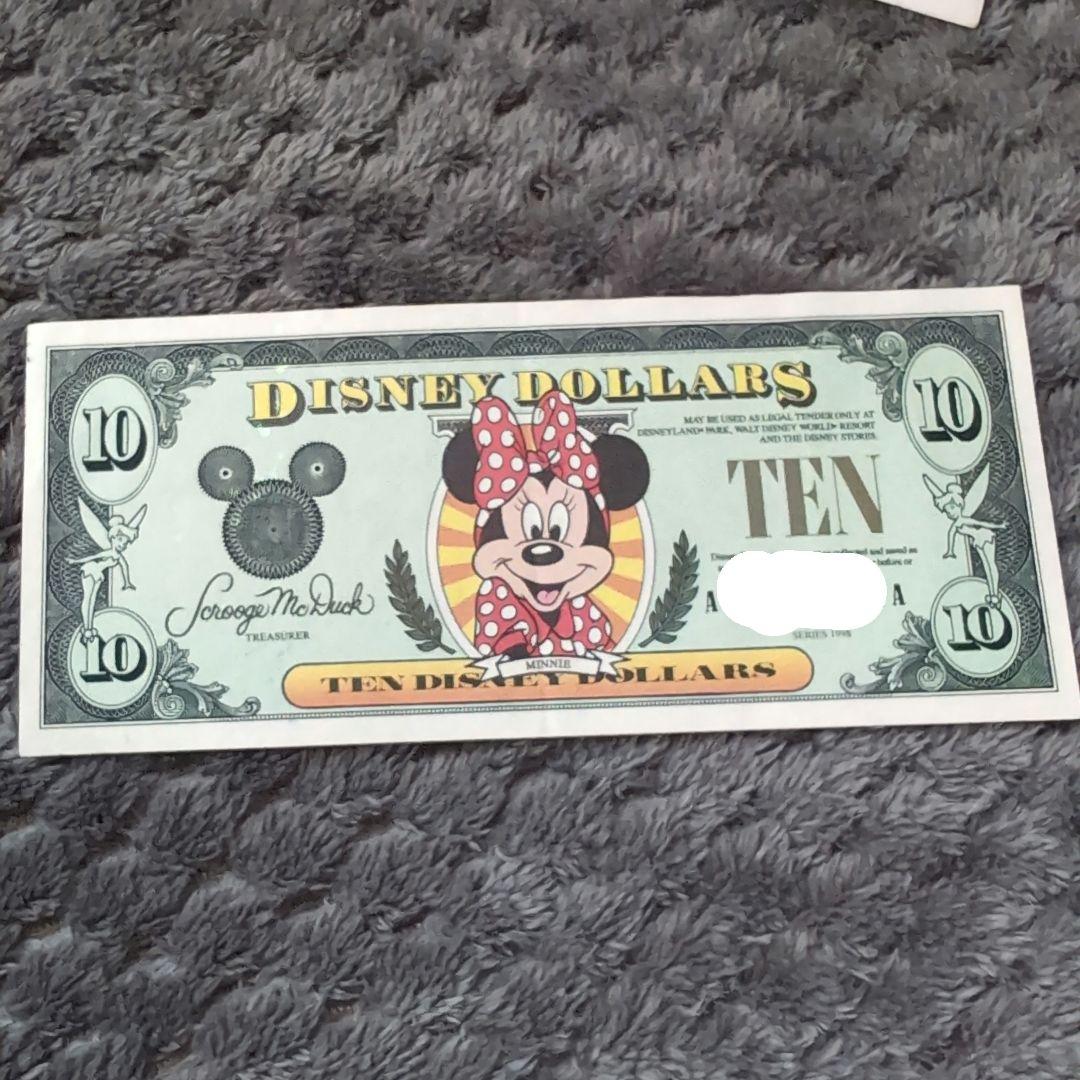 ディズニーダラーズ 1＄ 5＄10＄ 各1枚