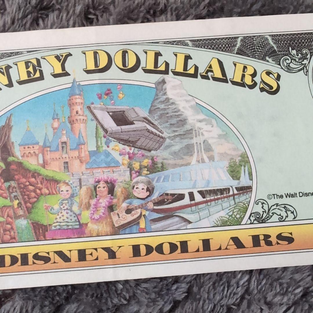 ディズニーダラーズ 1＄ 5＄10＄ 各1枚