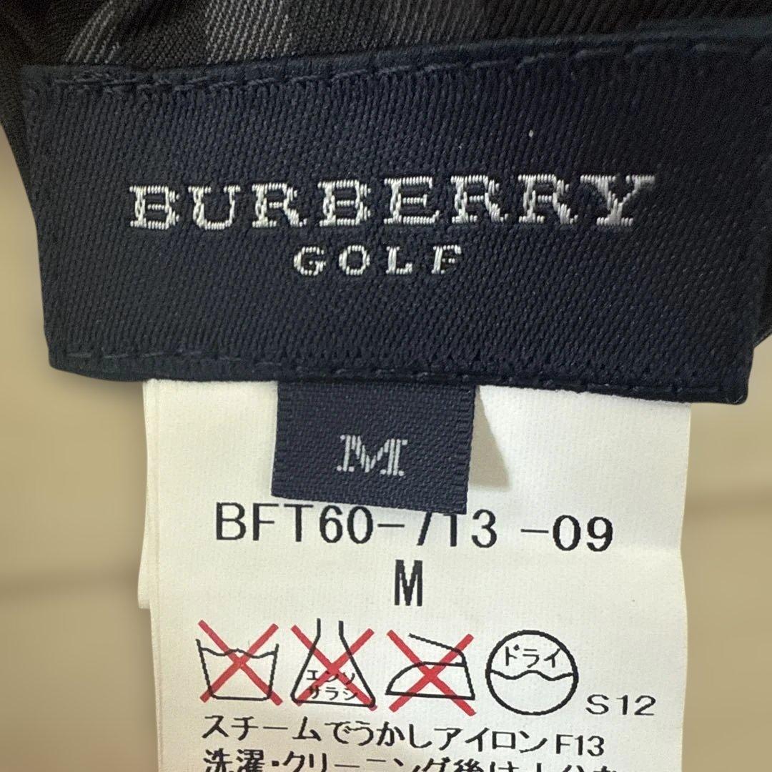 BURBERRY GOLF ハーフジップセーター M ブラック