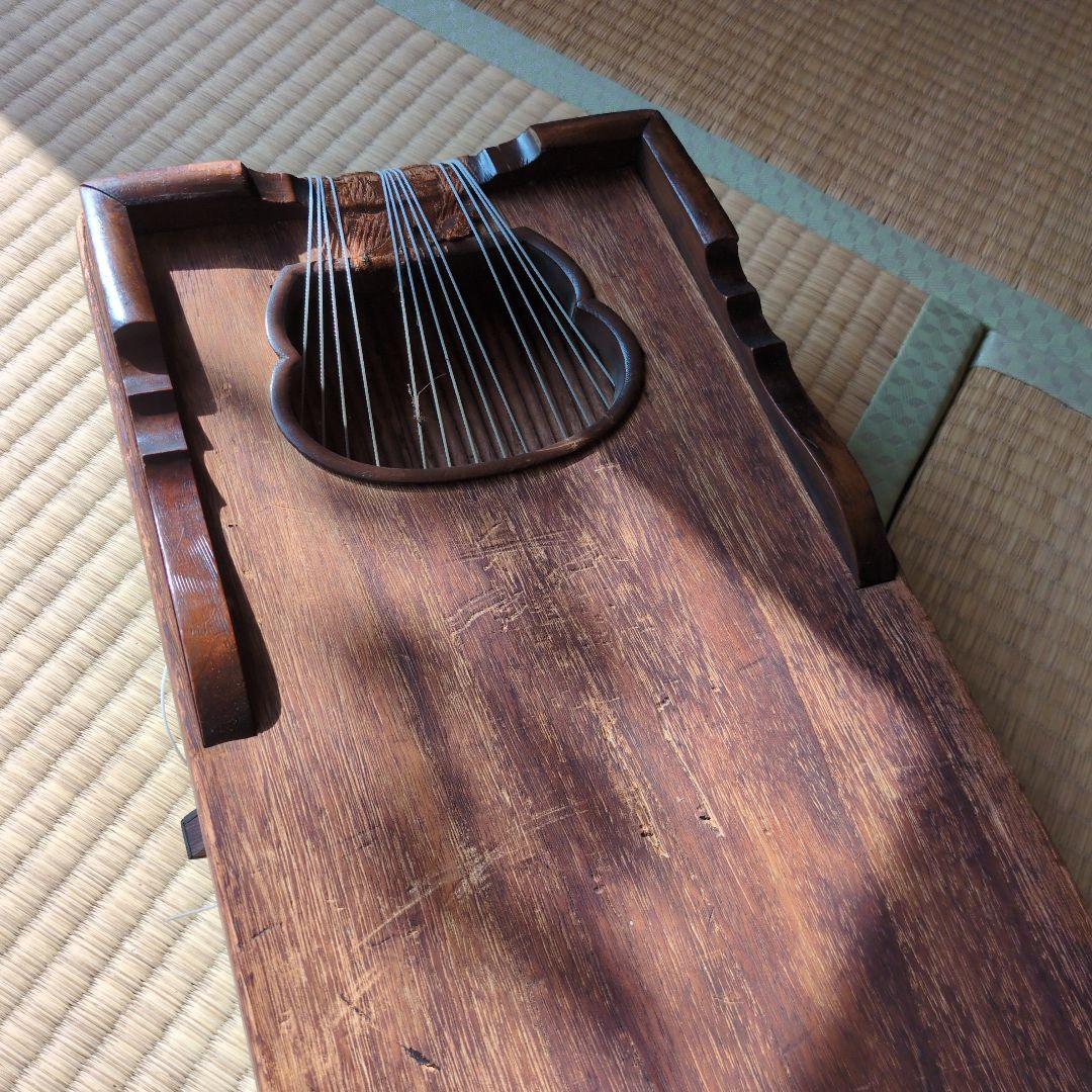 ②※※廃棄します※※生田流 師範代使用品★十三絃 お琴 箏 琴 和楽器