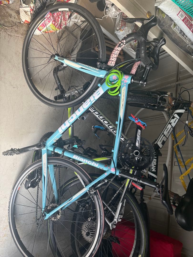 Bianchi ロードバイク 水色 700C