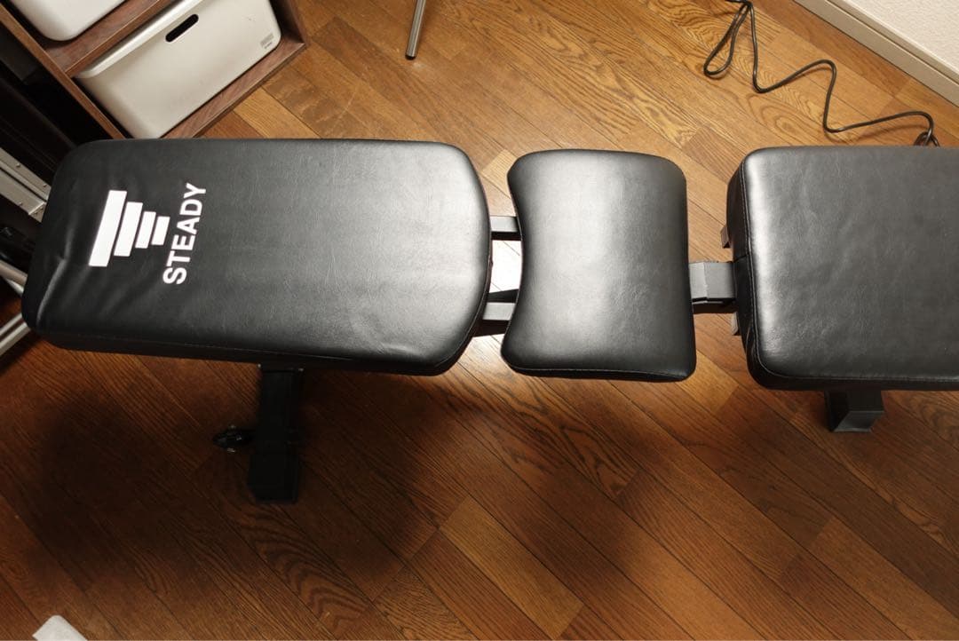 STEADY 可変式インクラインベンチ トレーニングベンチ 角度調整 筋トレ