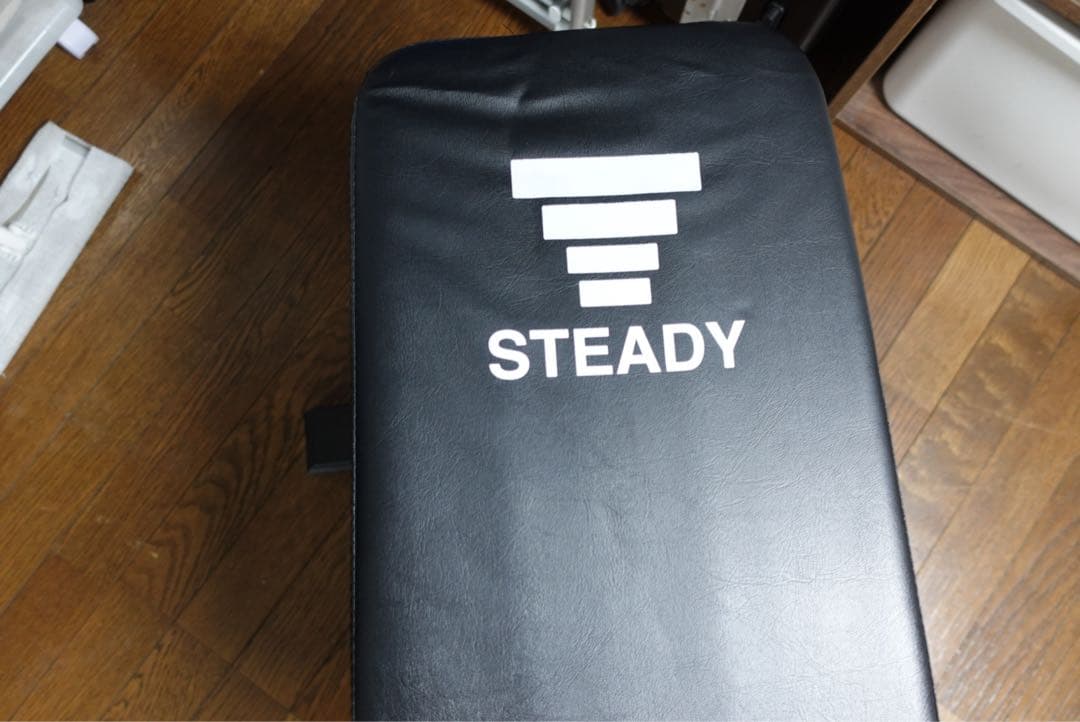 STEADY 可変式インクラインベンチ トレーニングベンチ 角度調整 筋トレ