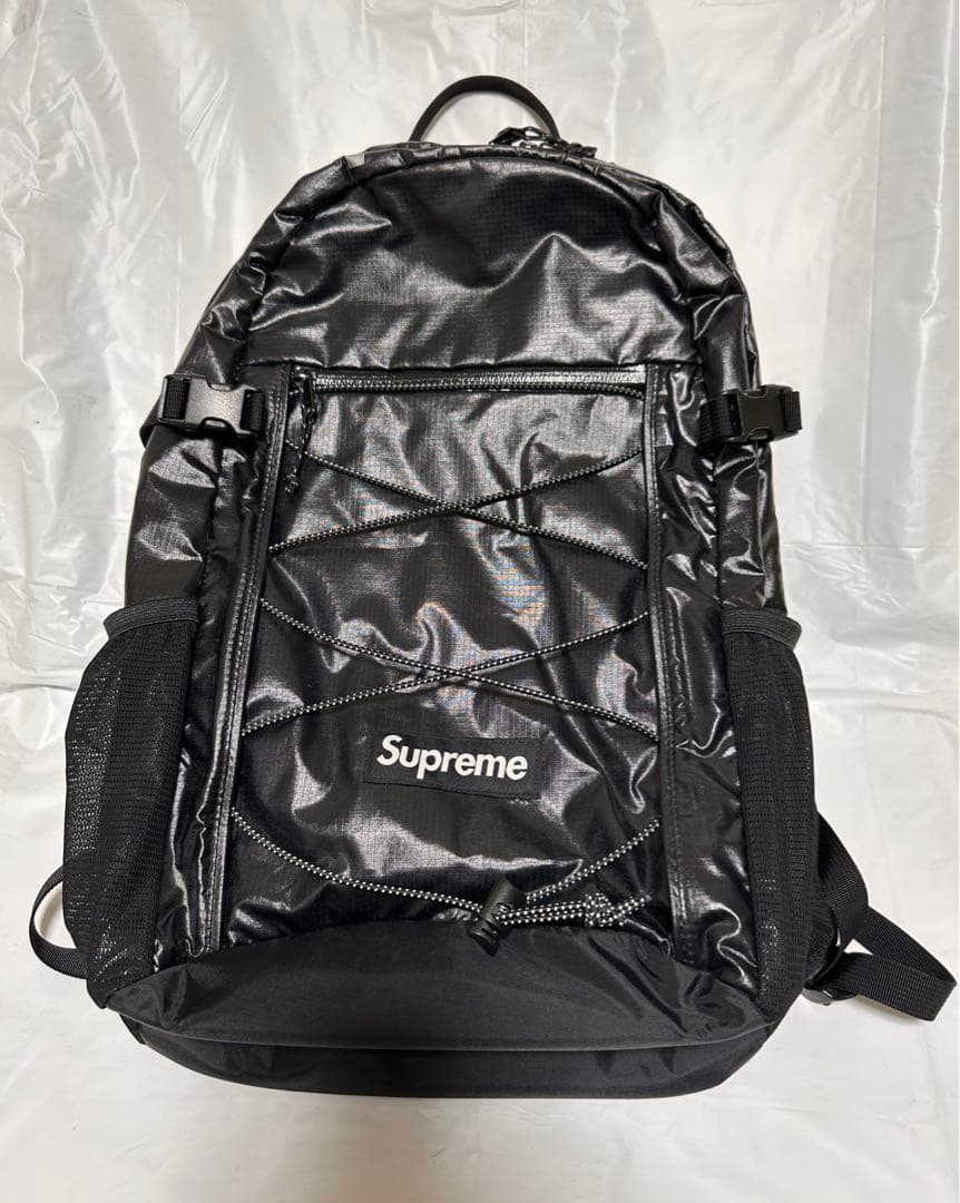 l*9様 シュプリーム 17AW Backpack バックパックCORDURA黒
