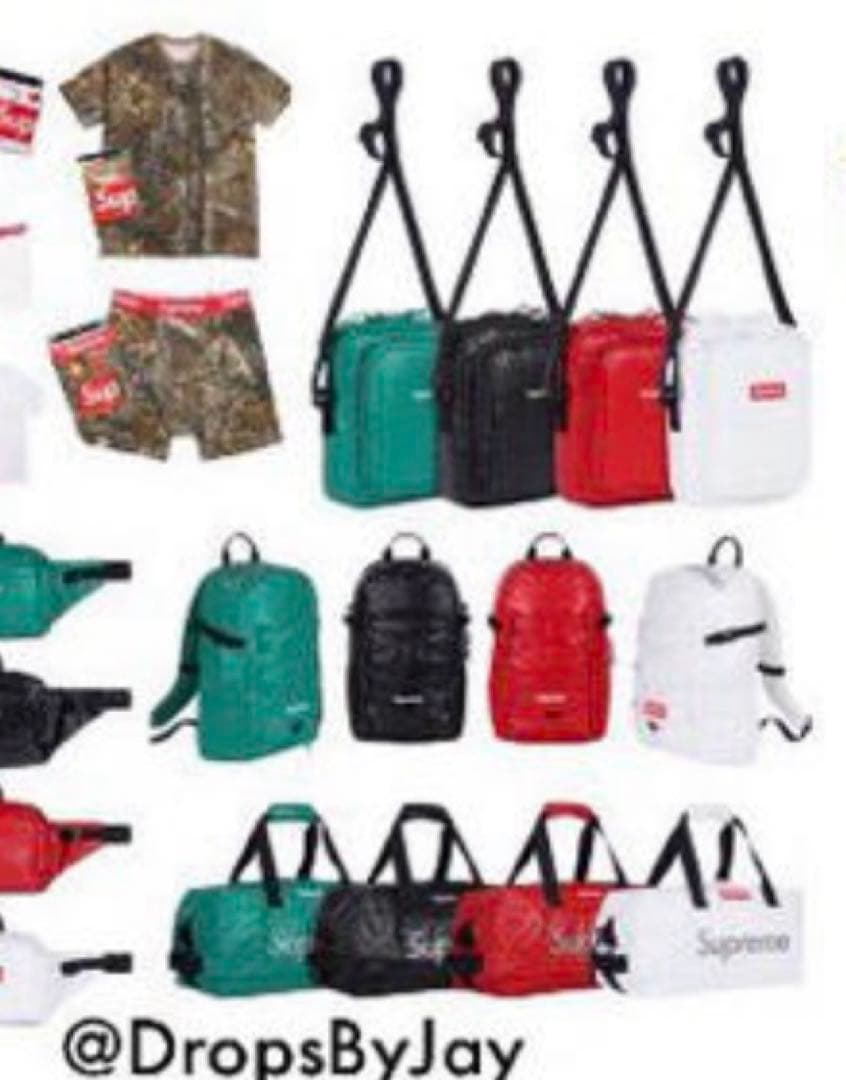 l*9様 シュプリーム 17AW Backpack バックパックCORDURA黒