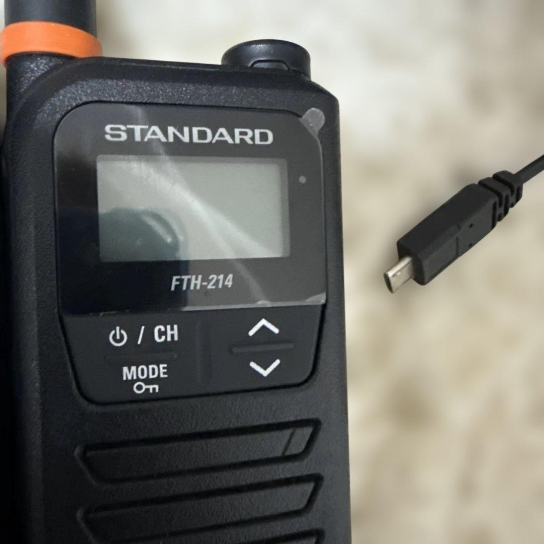 STANDARD FTM-214 トランシーバーセット　3個セット　イヤホン