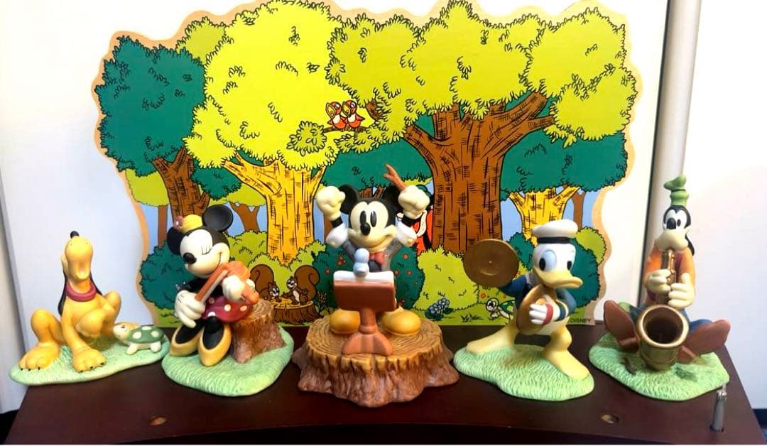 ディズニーオーケストラ　オルゴール付ディスプレイ台