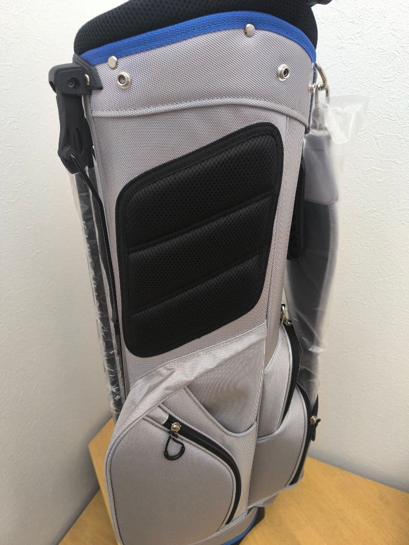 新品 専用1Wヘッドカバー付き★木梨サイクル キャディバッグ スタンド