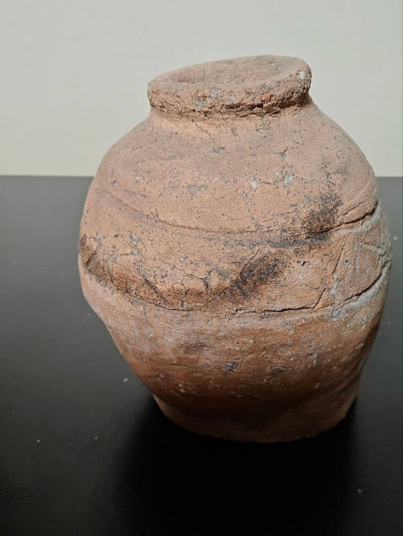 古信楽檜垣文蹲る　六古窯　古美術　花呼ぶ器　室町時代