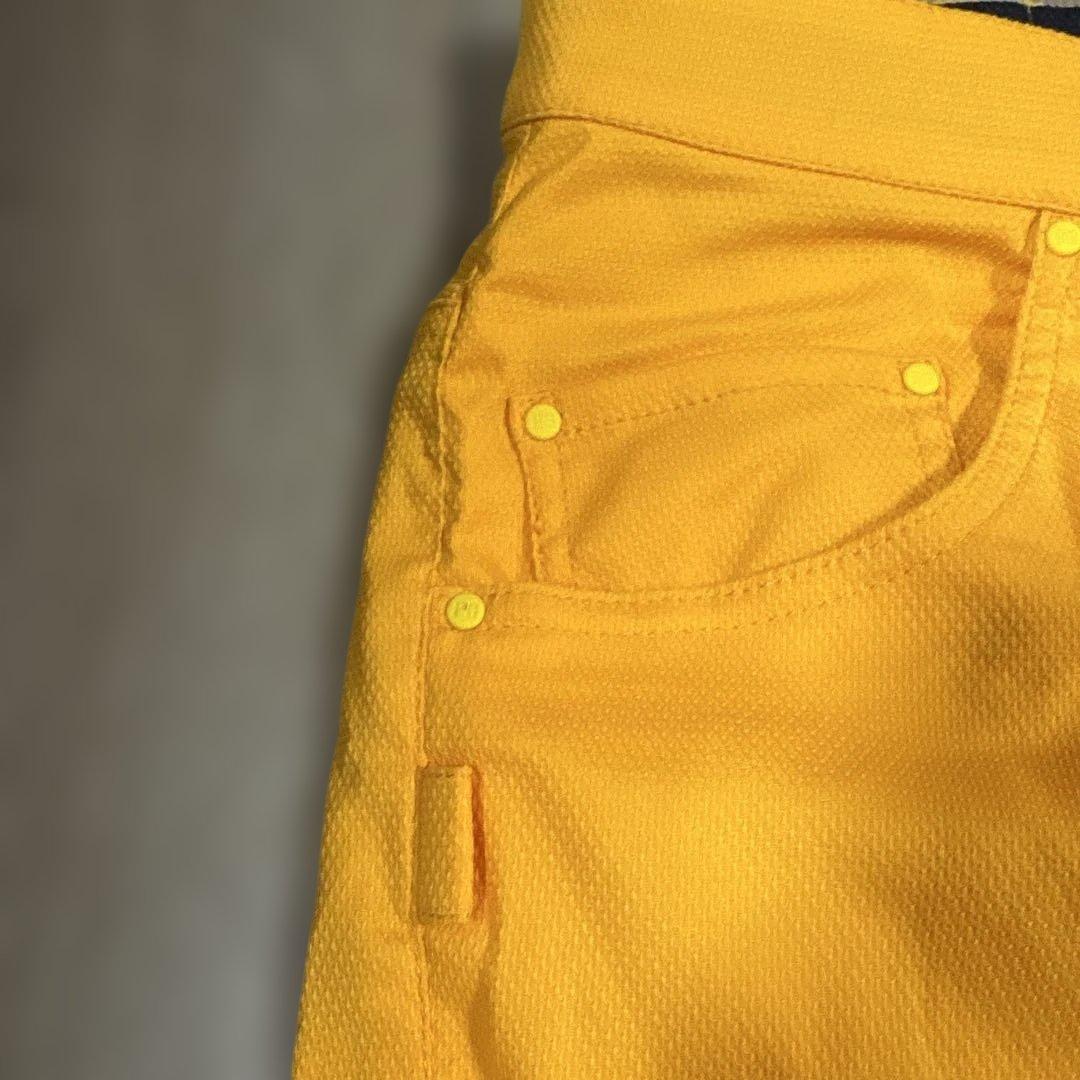 Pearl Gates イエロー パンツ PGロゴ