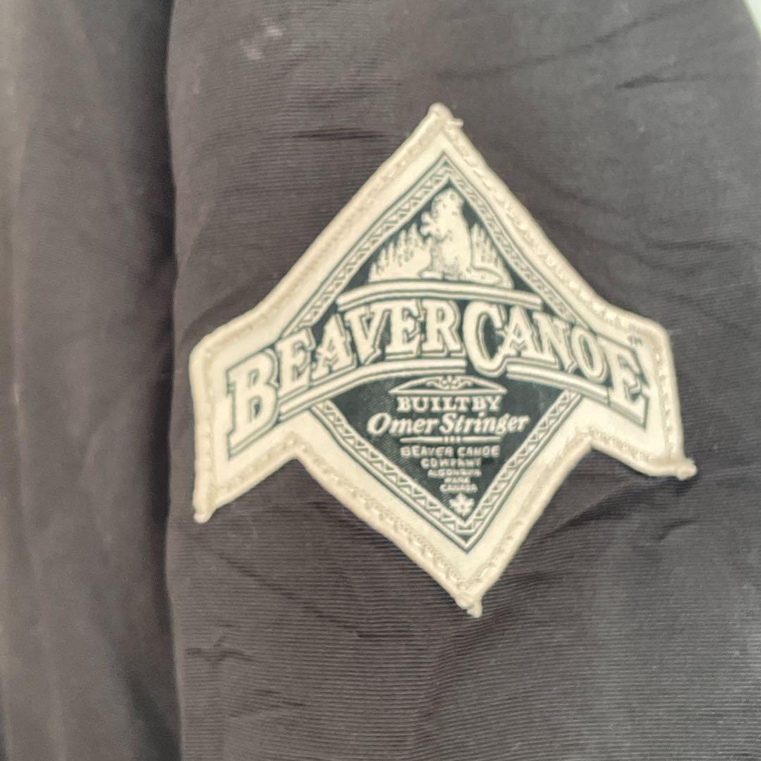 1点物✨海外古着❣BEAVER CANOE フード付きベンチコート L/G 黒