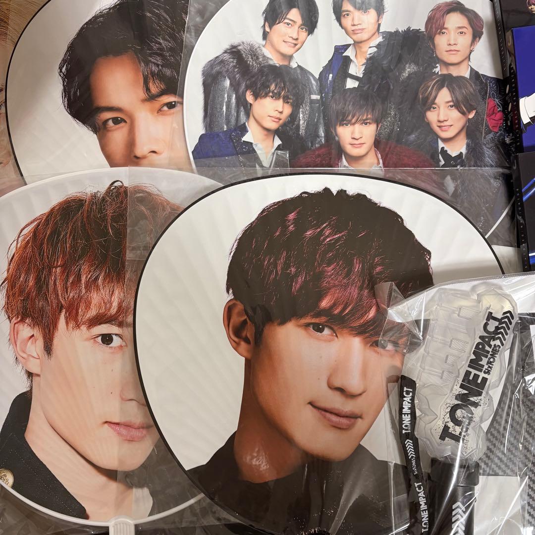 SixTONES うちわ ペンライト オフショ 公式写真 CD まとめ売り