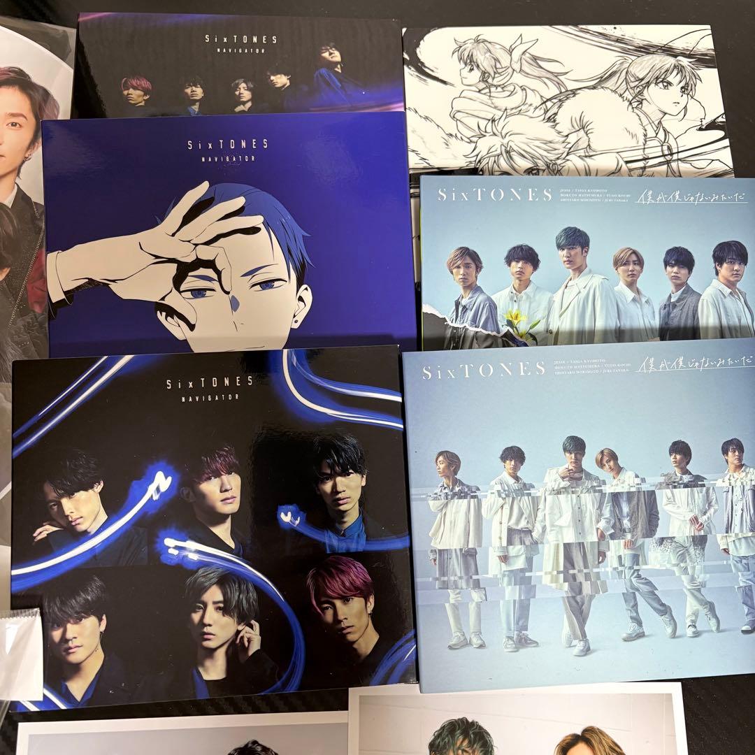 SixTONES うちわ ペンライト オフショ 公式写真 CD まとめ売り