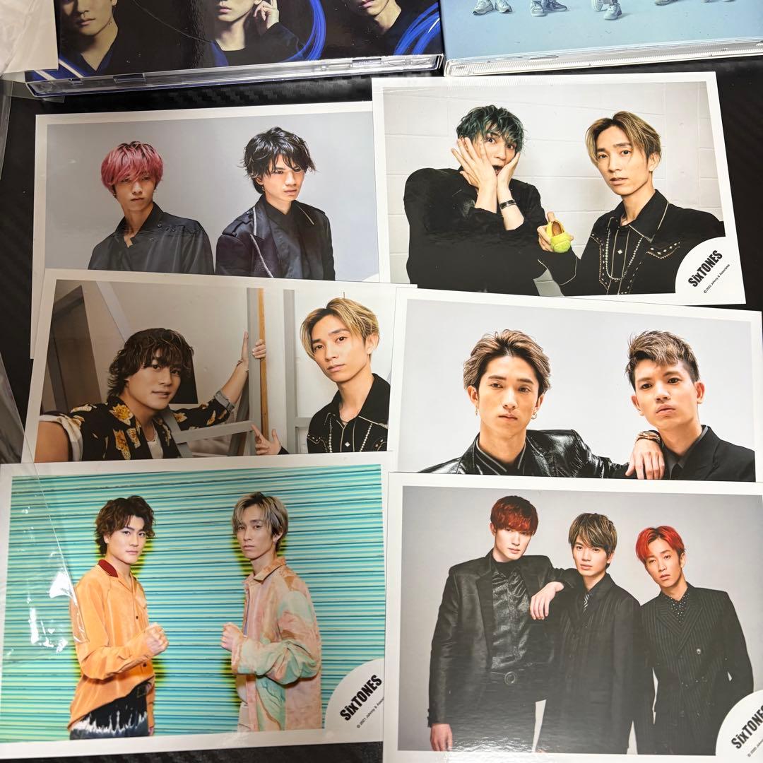 SixTONES うちわ ペンライト オフショ 公式写真 CD まとめ売り